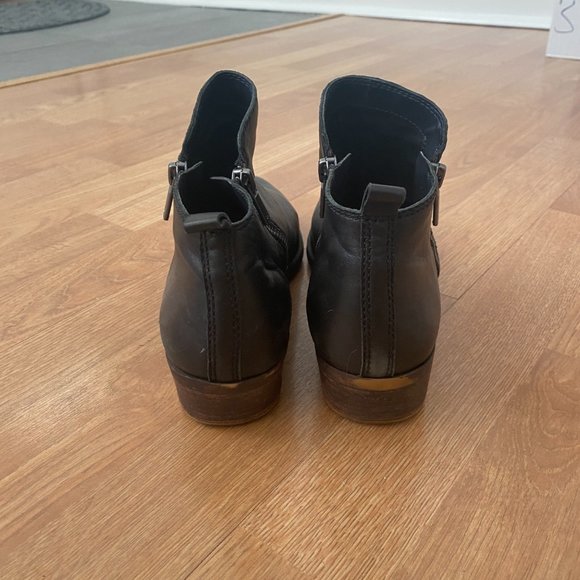 Lucky Brand Women's Basel Leather Booties Black Size 9 - Picture 6 of 8